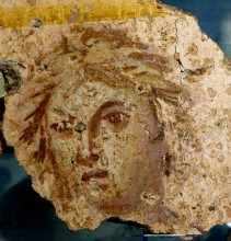 Abbild eines Römers als Wandbemalung